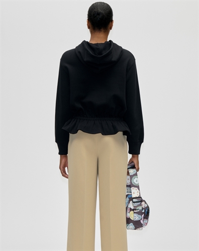 Stine Goya - Cinched Waist Sweatshirt - Black